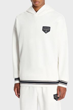 سوئیشرت سفید مردانه چاپی Armani Exchange - کد 782403427
