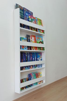 قفسه کتاب کودک و مونته سوری سفید Suntalam eceahşaptasarım - کد 283300375
