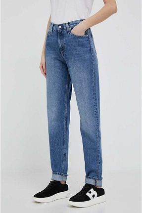 شلوار آبی زنانه پنبه ای Calvin Klein - کد 731719557