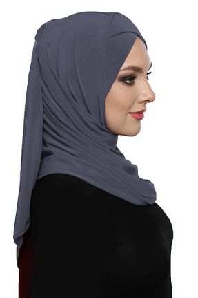 کلاه شنای حجاب طوسی زنانه fidan bone - کد 68119270