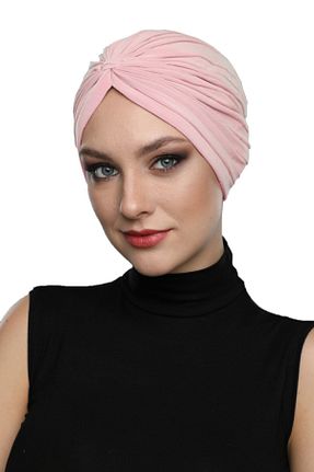کلاه شنای حجاب صورتی زنانه fidan bone - کد 66666901