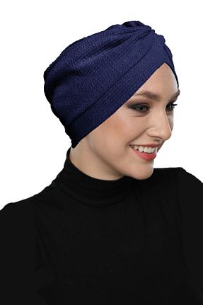 کلاه شنای حجاب سرمه ای زنانه fidan bone - کد 745222963