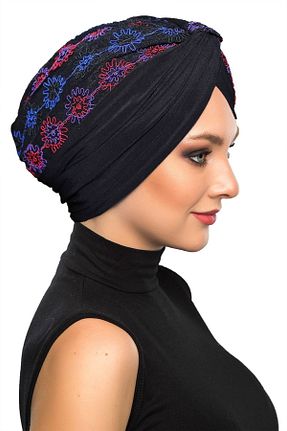 کلاه شنای حجاب مشکی زنانه fidan bone - کد 68441839