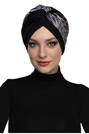 کلاه شنای حجاب مشکی زنانه fidan bone - کد 305692001