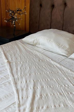 روتختی دونفره بژ ابریشم Bahtiyar İpek - کد 852965179