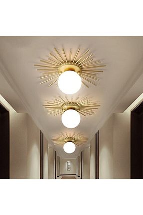 لوستر طلائی آلومینیوم Ömür Avize - کد 286504003
