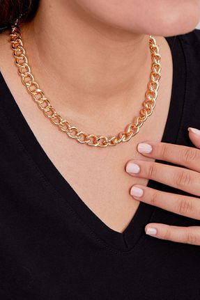 گردنبند جواهر صورتی زنانه فلزی Elika Silver - کد 858165487