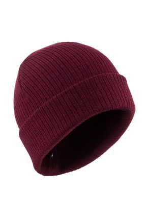 کلاه پشمی زرشکی زنانه پلی استر Decathlon - کد 379293756