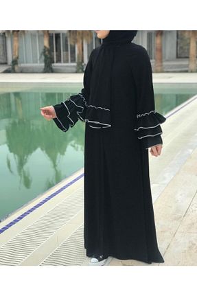 کلاه و ابایا مشکی زنانه جین NAKŞİDİL - کد 251007561