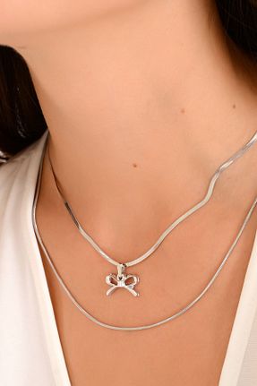 گردنبند جواهر زنانه استیل ضد زنگ Eylülün Takısı - کد 857960876