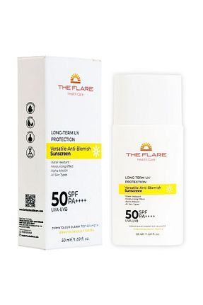 کرم ضد آفتاب صورت SPF 50 + The Flare Health Care - کد 831868560