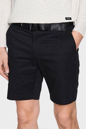 شلوارک و برمودا مشکی مردانه اسلیم فیت Calvin Klein - کد 696749302