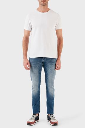 شلوار جین آبی مردانه پاچه تنگ Armani Exchange - کد 761765591