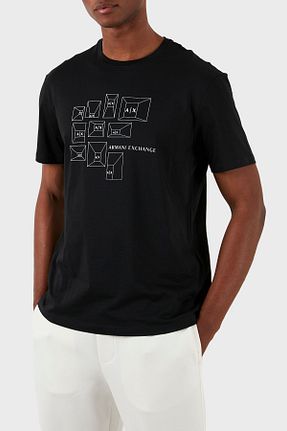 تیشرت مشکی مردانه رگولار Armani Exchange - کد 814784831