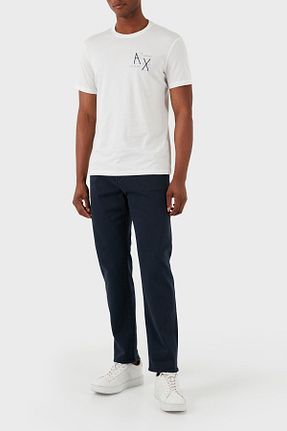 شلوار جین سرمه ای مردانه پاچه ساده Armani Exchange - کد 827155073