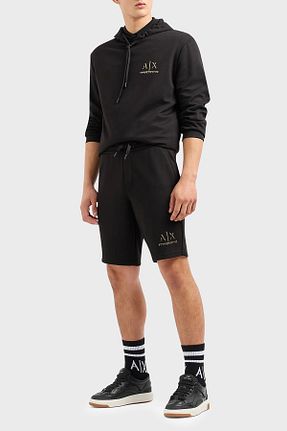 شلوارک و برمودا مشکی مردانه رگولار Armani Exchange - کد 816052213