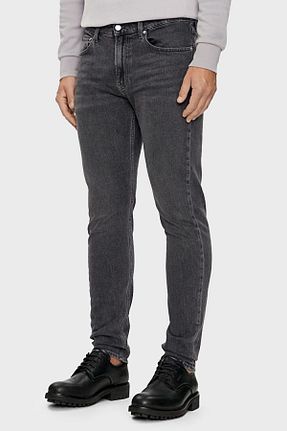 شلوار جین طوسی مردانه پاچه تنگ Calvin Klein - کد 848029087