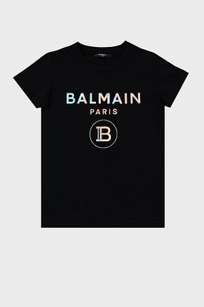 تیشرت مشکی بچه گانه رگولار BALMAIN - کد 831235453