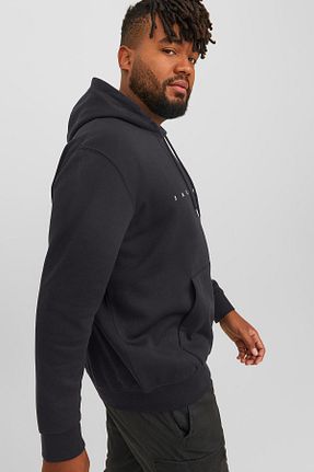 سوئیشرت مشکی مردانه چاپ دیجیتال Jack & Jones - کد 757181016