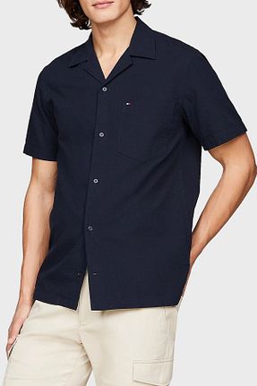 پیراهن سرمه ای مردانه رگولار Tommy Hilfiger - کد 833563642