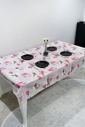 رومیزی طوسی پلی استر sevilya - کد 858110430