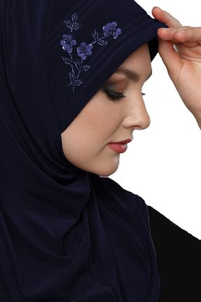 کلاه شنای حجاب سرمه ای زنانه fidan bone - کد 84738706