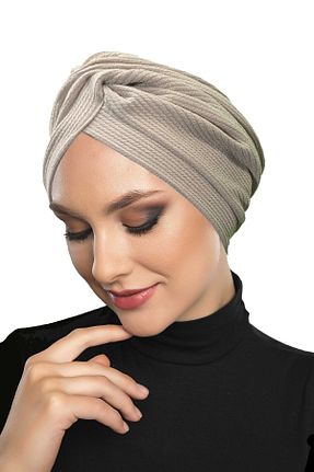 کلاه شنای حجاب بژ زنانه fidan bone - کد 745222979