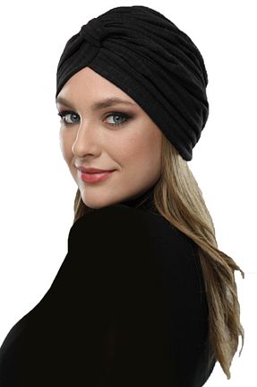 کلاه شنای حجاب مشکی زنانه fidan bone - کد 793924381