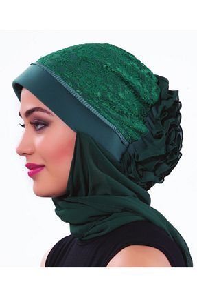 کلاه شنای حجاب سفید زنانه fidan bone - کد 50877336