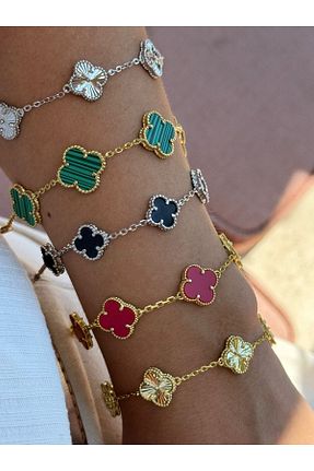 دستبند نقره قرمز زنانه 925 عیار FERZANE - کد 858121423