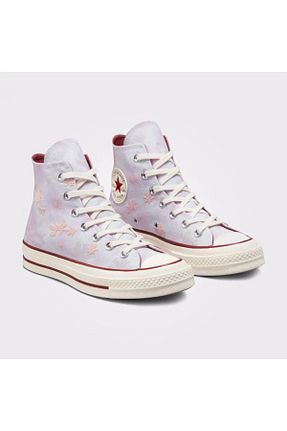 کفش اسنیکر بنفش زنانه بند دار Converse - کد 858128234