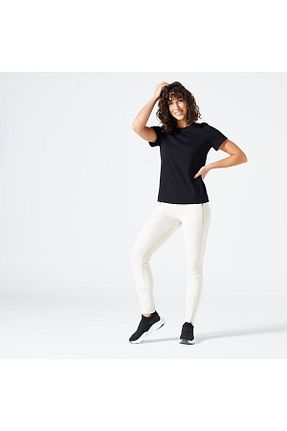 تیشرت مشکی زنانه رگولار Decathlon - کد 655393131