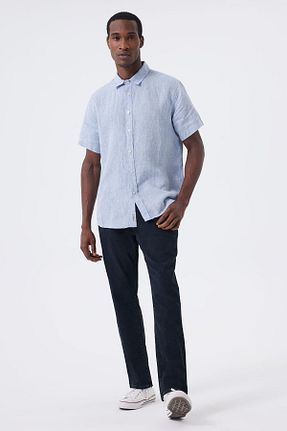 پیراهن آبی مردانه رگولار Lee Cooper - کد 757273991