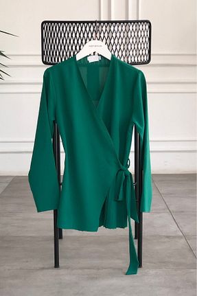 بلوز سبز زنانه دو سینه Yağmur Butik - کد 857923399