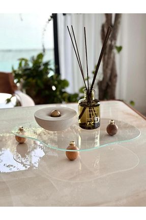 سینی قهوه ای شیشه Sunum - کد 833103664