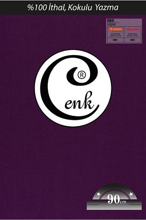 روسری زرشکی پلی استر Cenk - کد 197254590