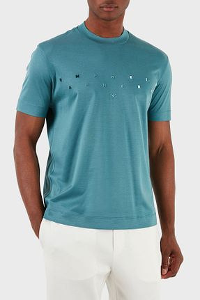 تیشرت سبز مردانه Relaxed Emporio Armani - کد 821176008