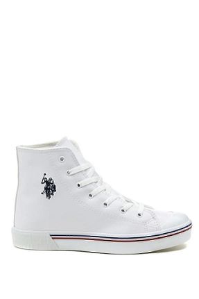 کفش اسنیکر سفید زنانه بند دار U.S. Polo Assn. - کد 668030609