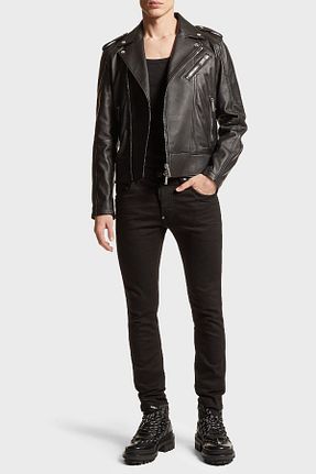 شلوار جین مشکی مردانه پاچه تنگ DSquared2 - کد 849816494