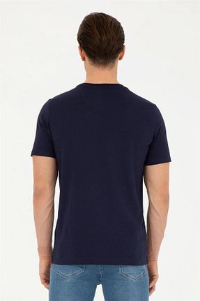 تیشرت سرمه ای مردانه رگولار U.S. Polo Assn. - کد 809914653