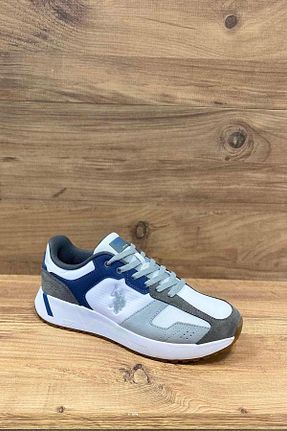 کفش اسنیکر سفید مردانه چرم اصل U.S. Polo Assn. - کد 816622352