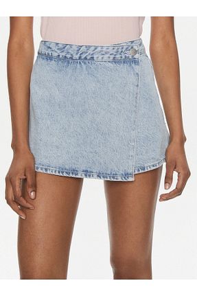 شلوارک و برمودا آبی زنانه پنبه ای Calvin Klein - کد 813738244