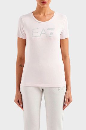 تیشرت نباتی زنانه رگولار EA7 - کد 821144758