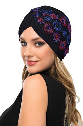 کلاه شنای حجاب مشکی زنانه fidan bone - کد 68441839