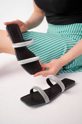 دمپائی مشکی زنانه پاشنه پر epaavm - کد 839477168