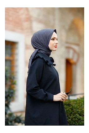 روسری طوسی پنبه ای Organic Scarfs - کد 658261385