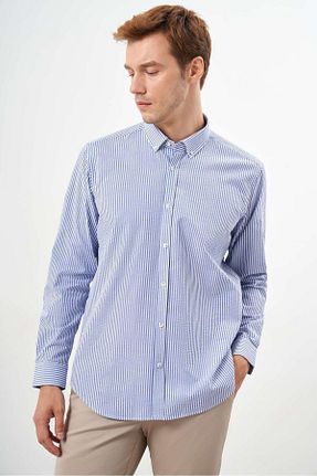 پیراهن آبی مردانه رگولار Morven - کد 854154932