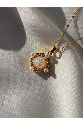 گردنبند استیل ( فولاد ) طلائی زنانه استیل ضد زنگ Hiti Jewelry - کد 850590365