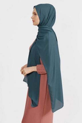 شال آبی زنانه کرپ Differenza - کد 74346832