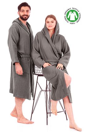 حوله پالتوئی طوسی زنانه destinyhometex - کد 802089606